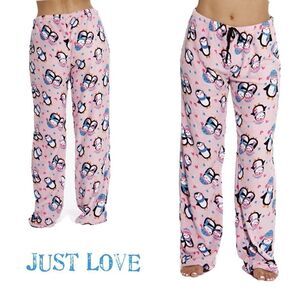 NWT Just Love Women's Plush Pajama/lounge Pants Plus Size 1X